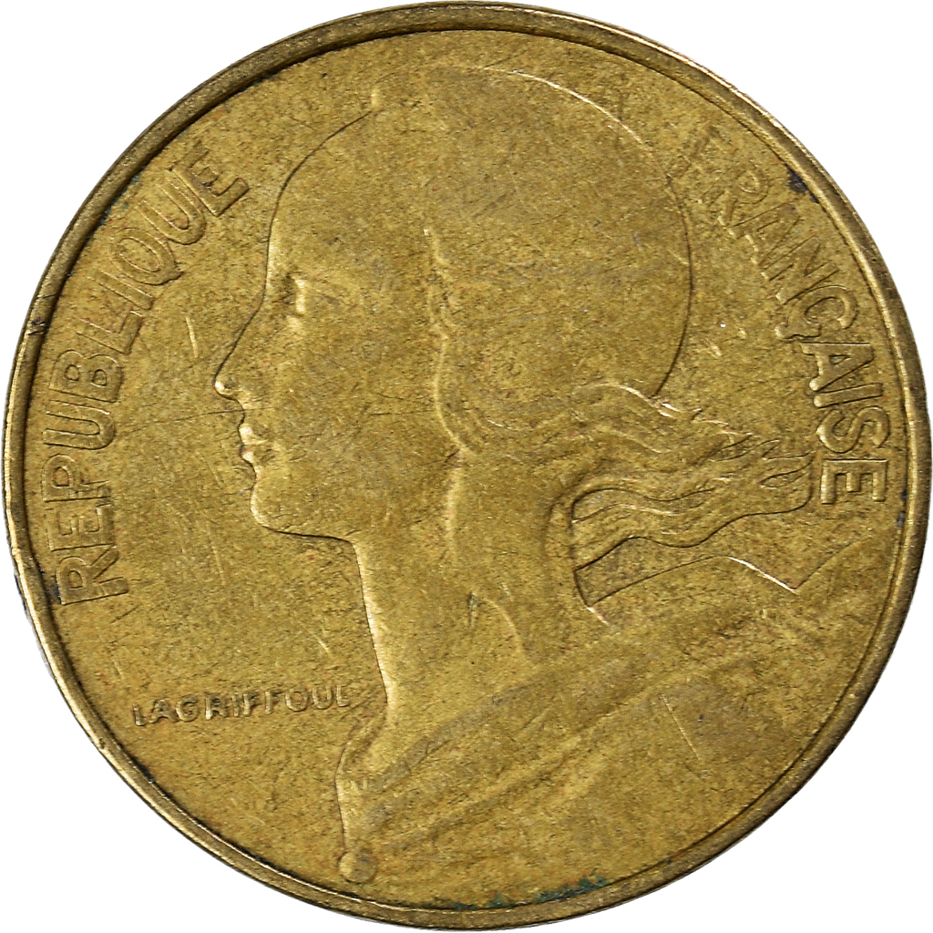 Moneda, Francia, 10 Centimes, 1978