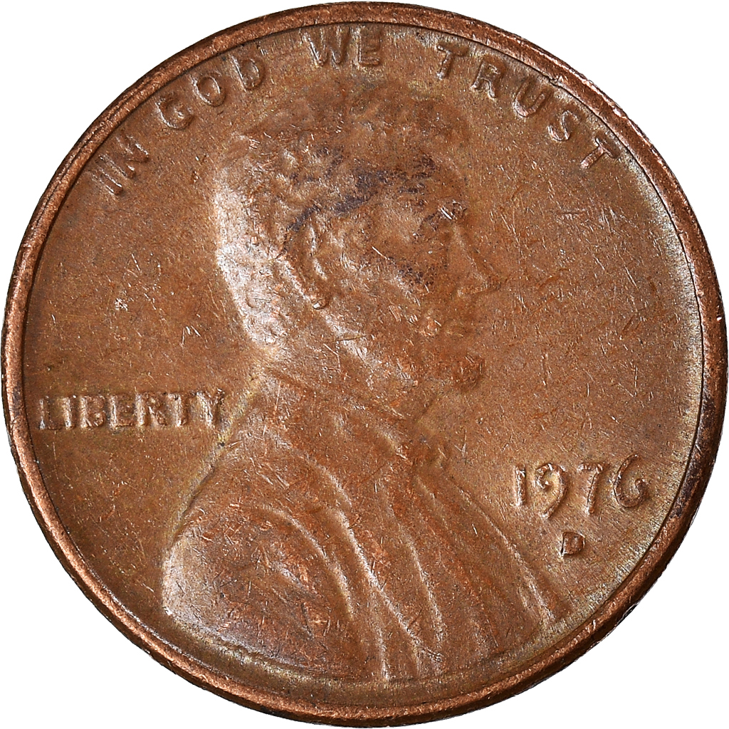 Moneda, Estados Unidos, Cent, 1976