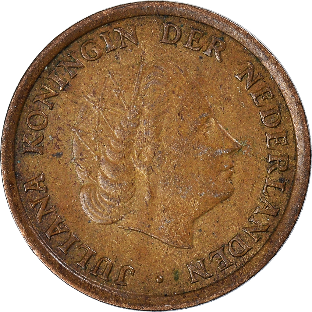 Moneda, Países Bajos, Cent, 1958