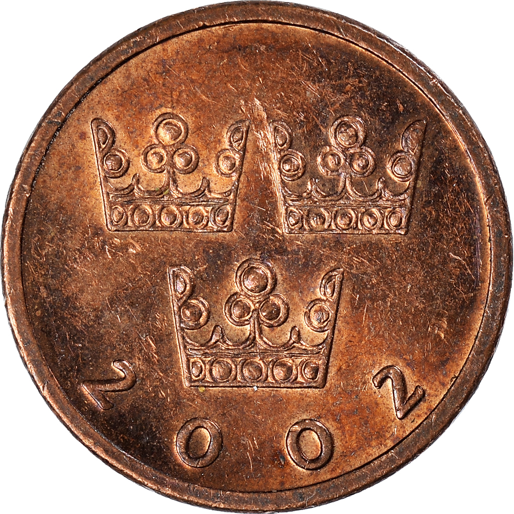 Moneda, Suecia, 50 Öre, 2002