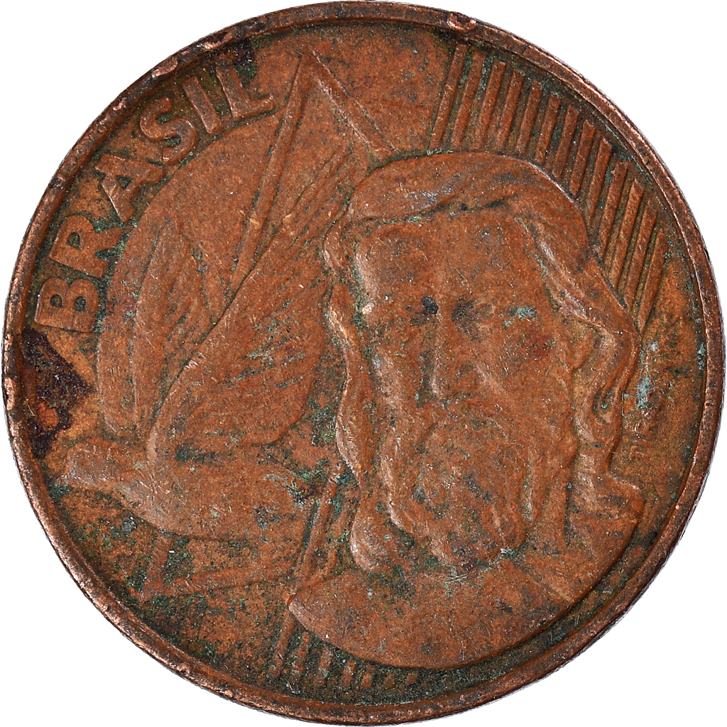 Moneda, Brasil, 5 Centavos, 2001