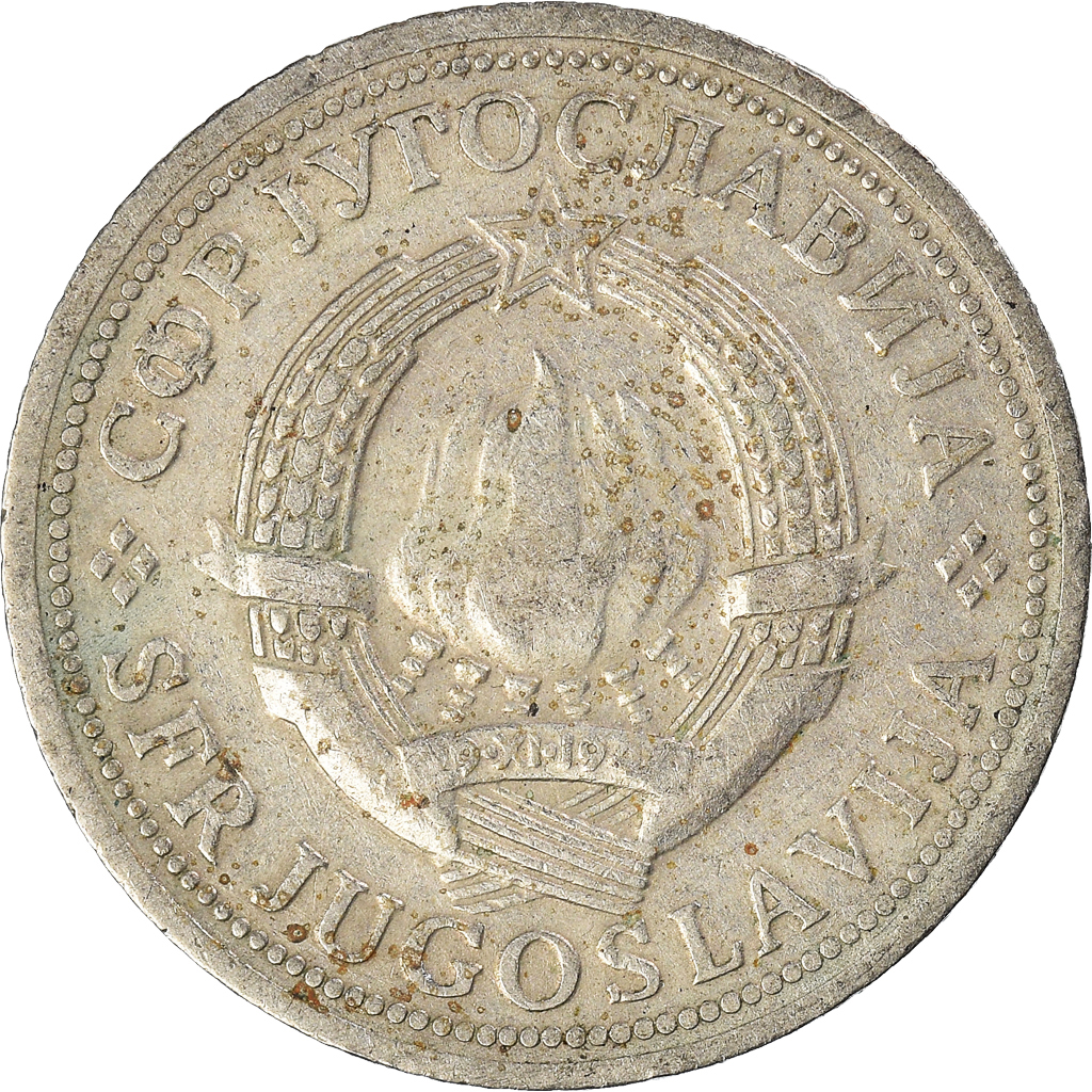 Moneda, Yugoslavia, 2 Dinara, 1972