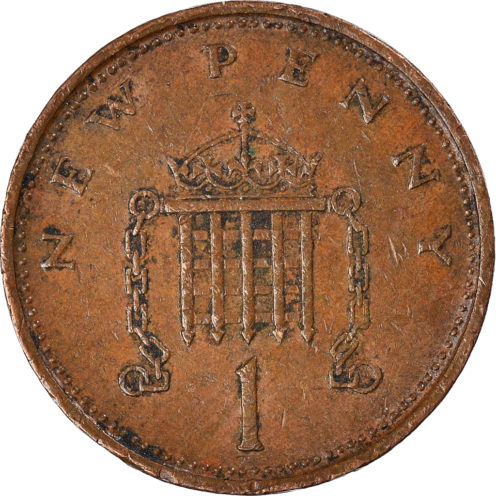 Moneda, Gran Bretaña, New Penny, 1978
