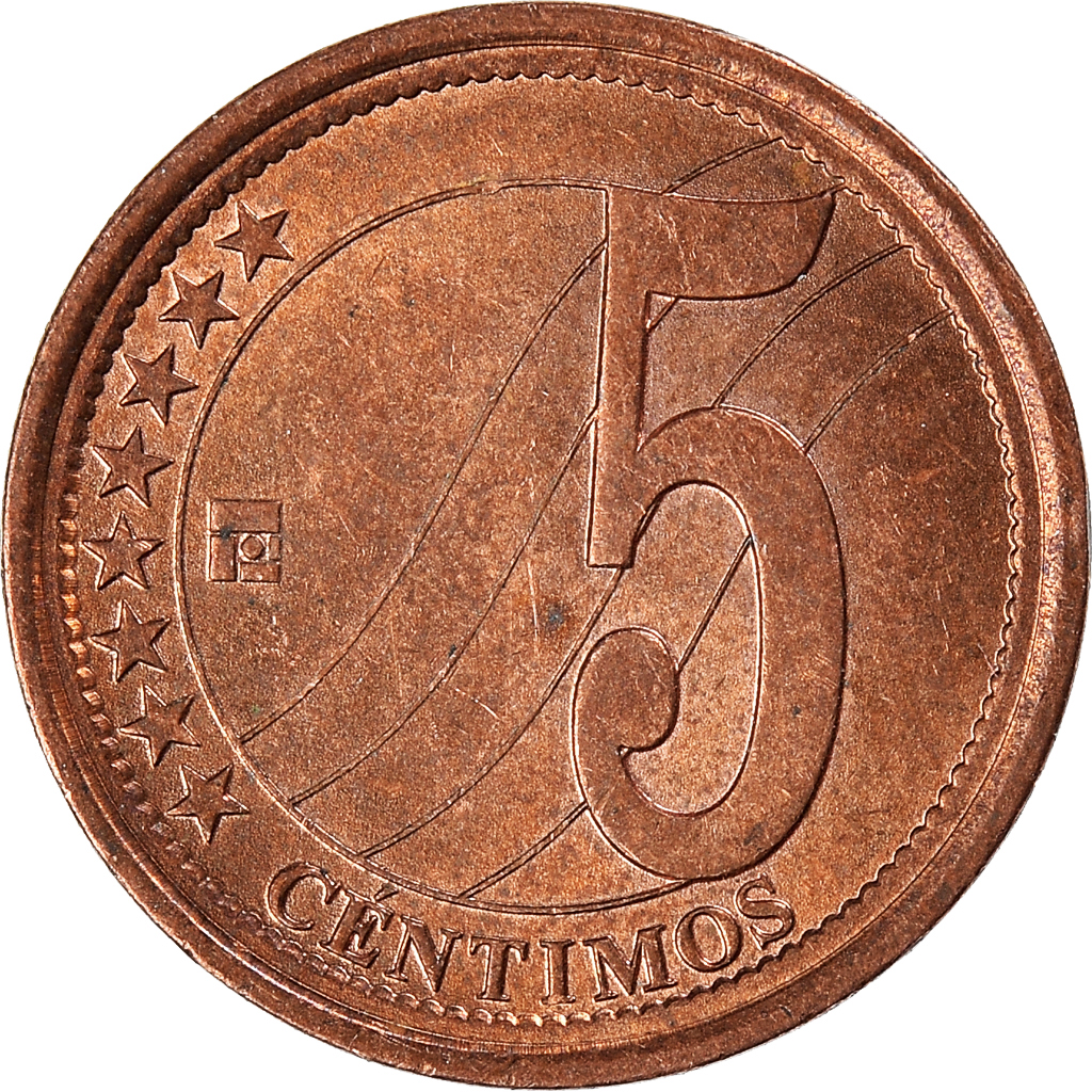 Moneda, Venezuela, 5 Centimos, 2007