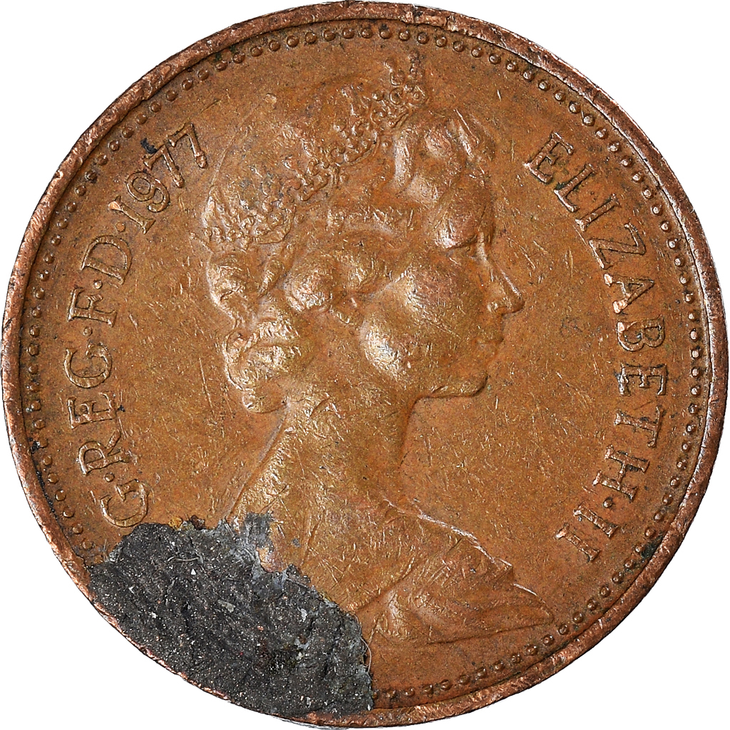 Moneda, Gran Bretaña, New Penny, 1977