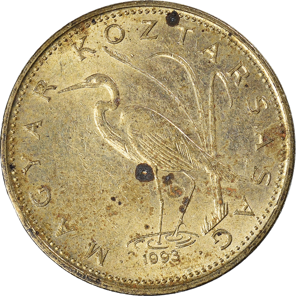 Moneda, Hungría, 5 Forint, 1993