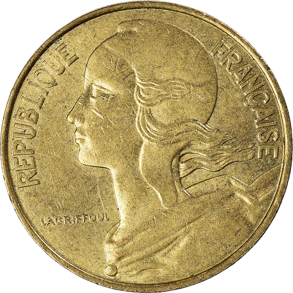 Moneda, Francia, 10 Centimes, 1991