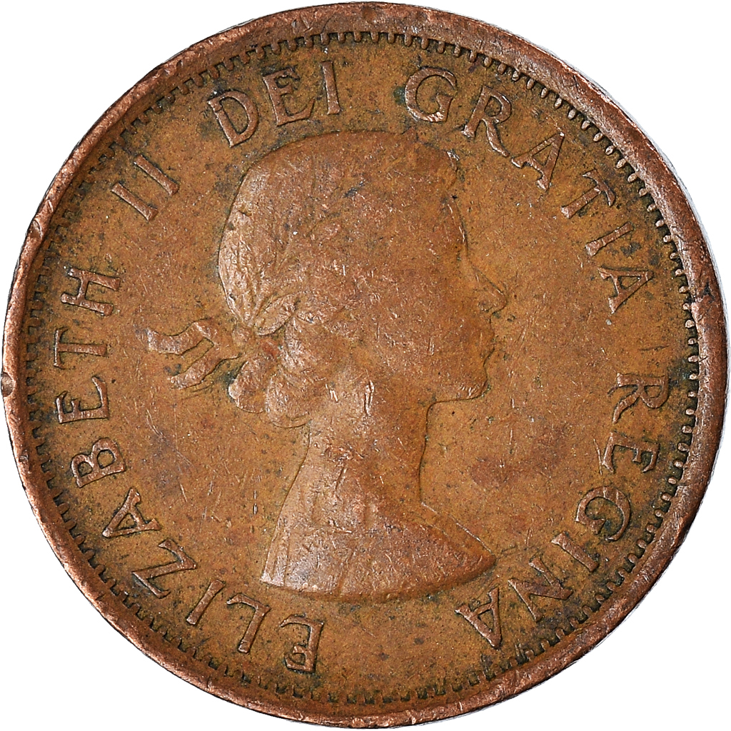 Moneda, Canadá, Cent, 1957