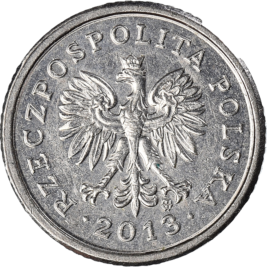 Moneda, Polonia, 10 Groszy, 2013