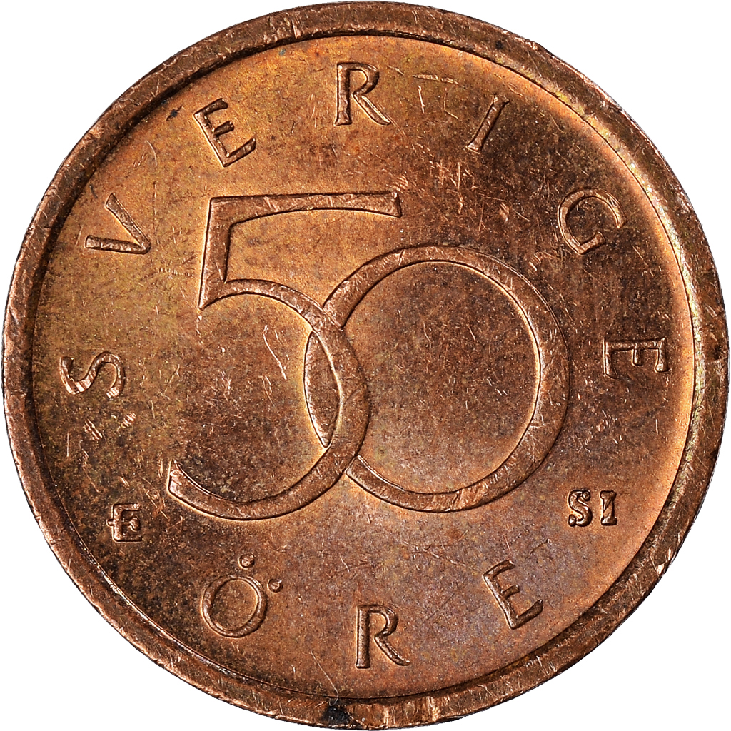 Moneda, Suecia, 50 Öre, 2006