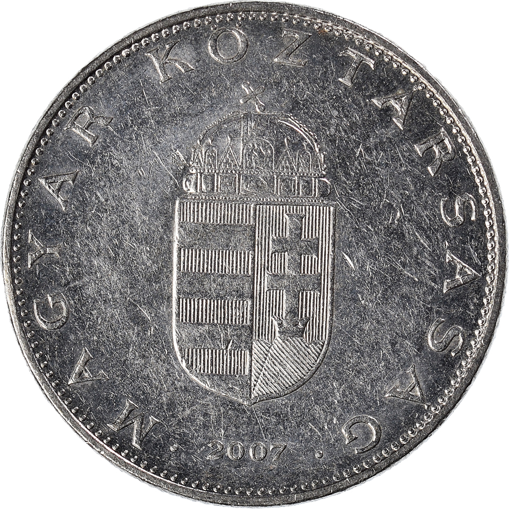 Moneda, Hungría, 10 Forint, 2007