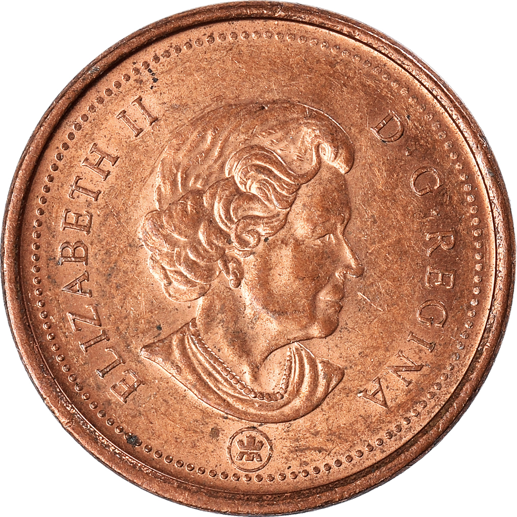 Moneda, Canadá, Cent, 2008