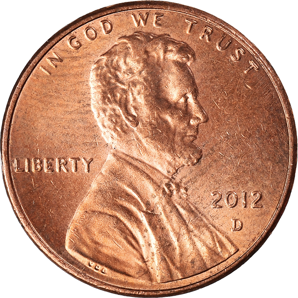 Moneda, Estados Unidos, Cent, 2012