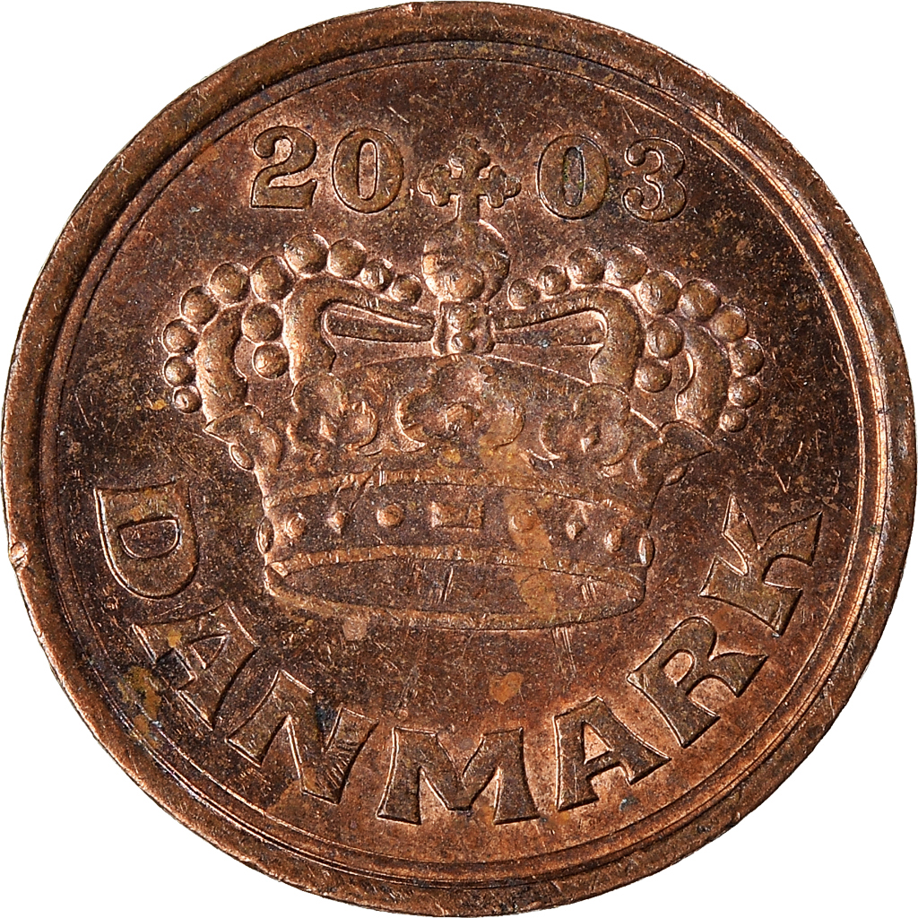 Moneda, Dinamarca, 25 Öre, 2003