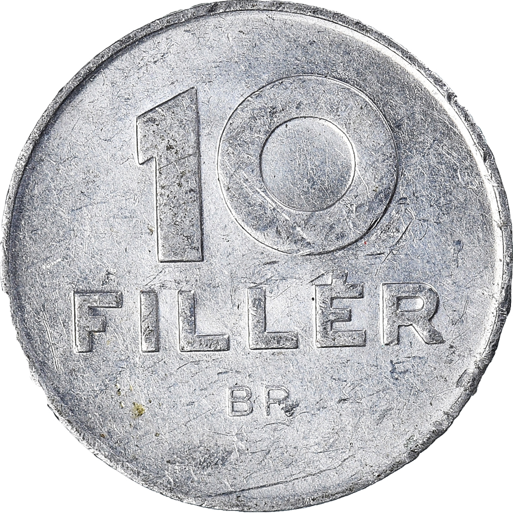Moneda, Hungría, 10 Filler, 1983