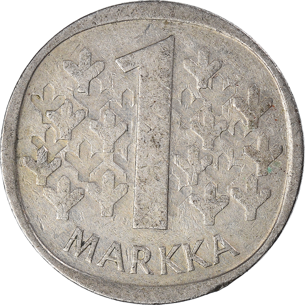 Moneda, Finlandia, Markka, 1972
