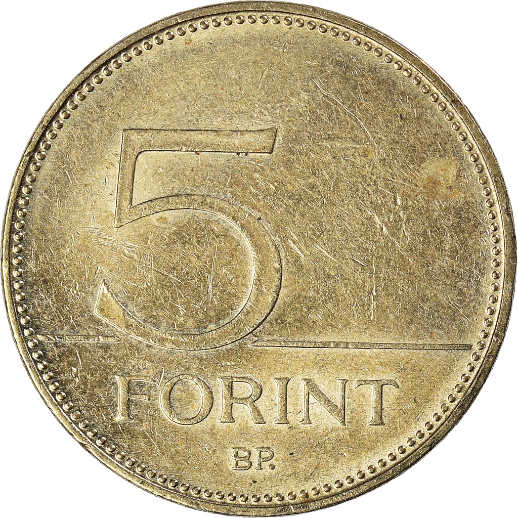Moneda, Hungría, 5 Forint, 2006