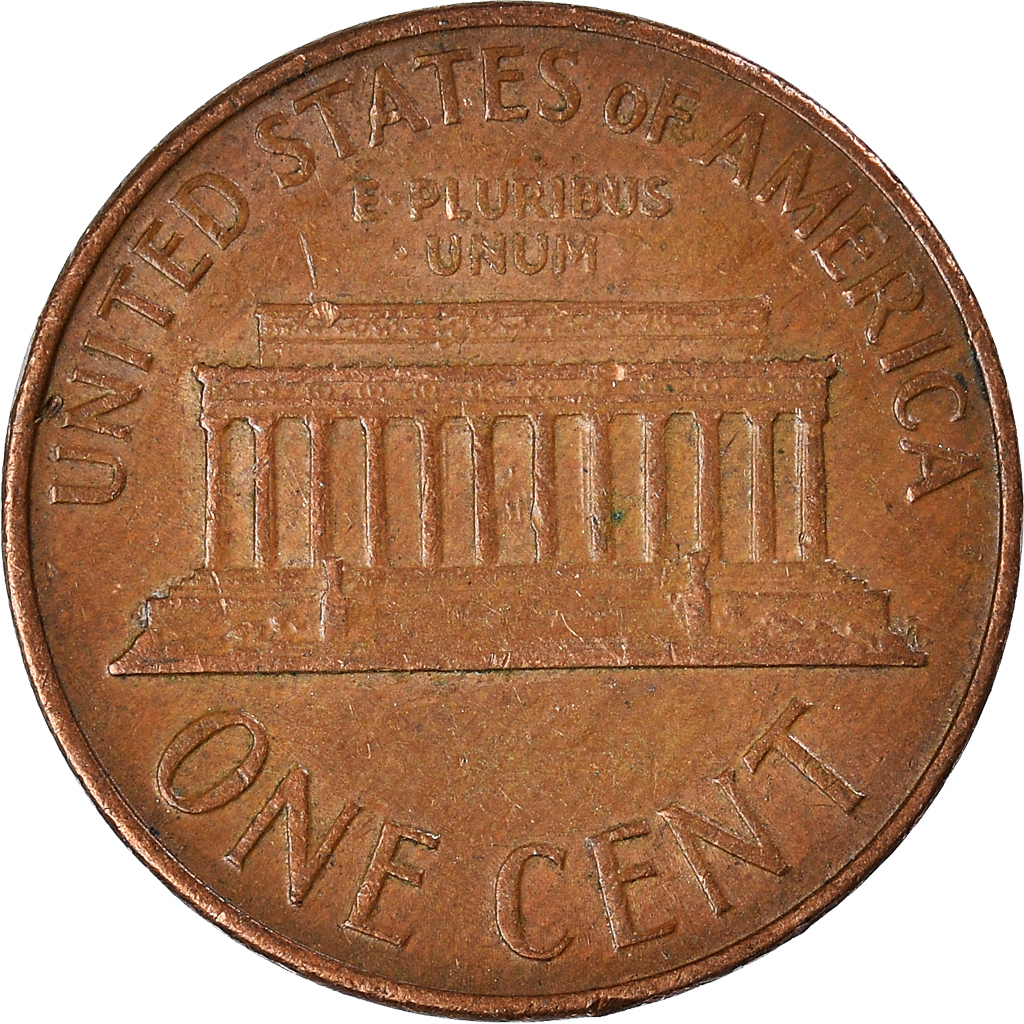 Moneda, Estados Unidos, Cent, 1966