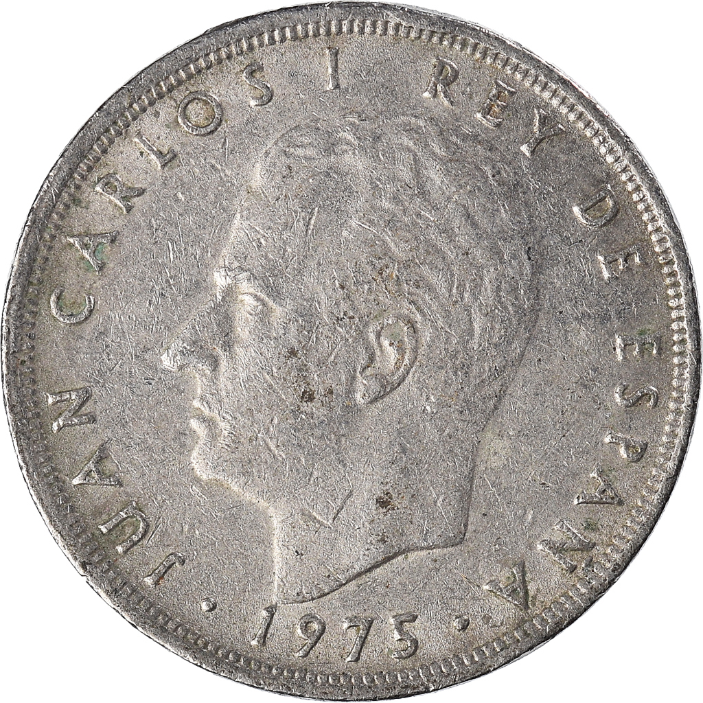 Moneda, España, 5 Pesetas, 1975 (76)