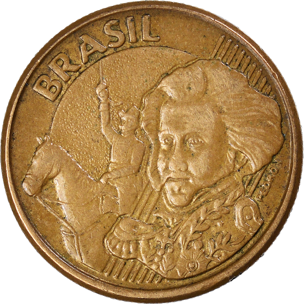 Moneda, Brasil, 10 Centavos, 2004