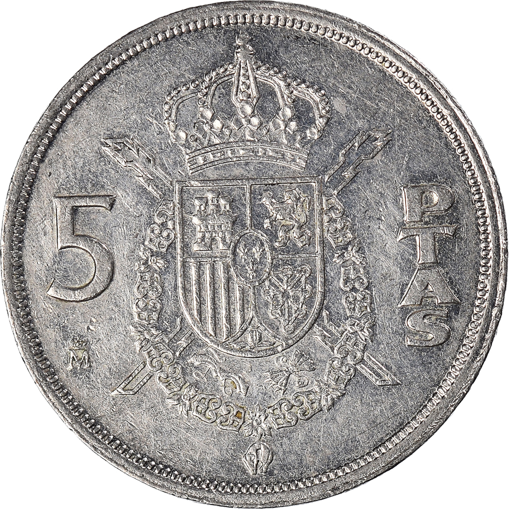 Moneda, España, 5 Pesetas