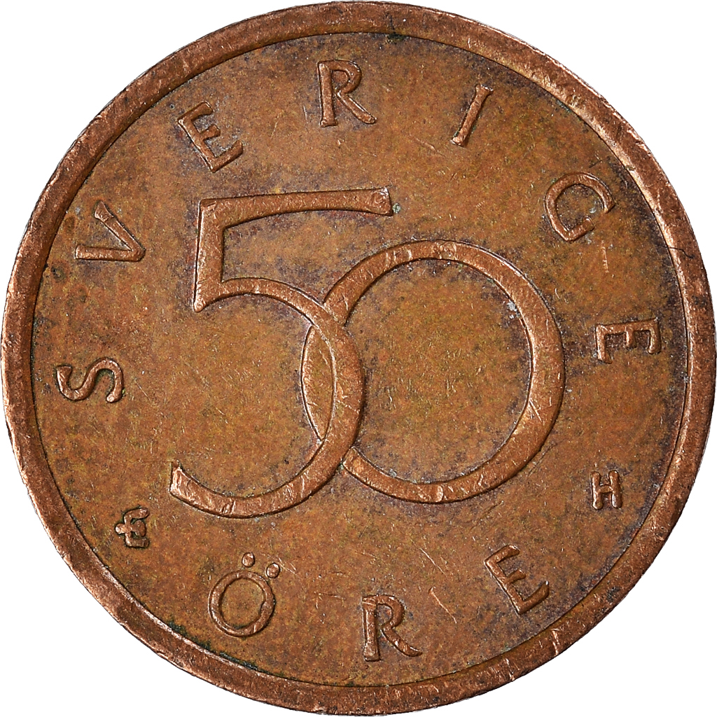 Moneda, Suecia, 50 Öre, 2003