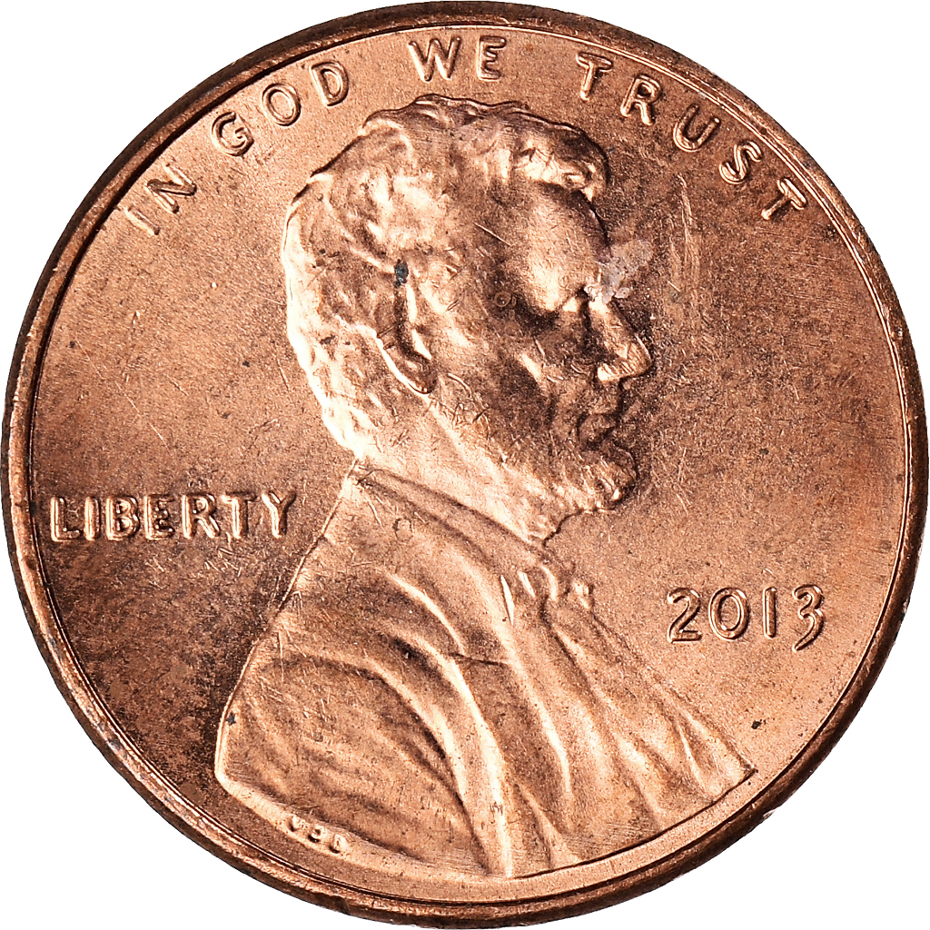 Moneda, Estados Unidos, Cent, 2013