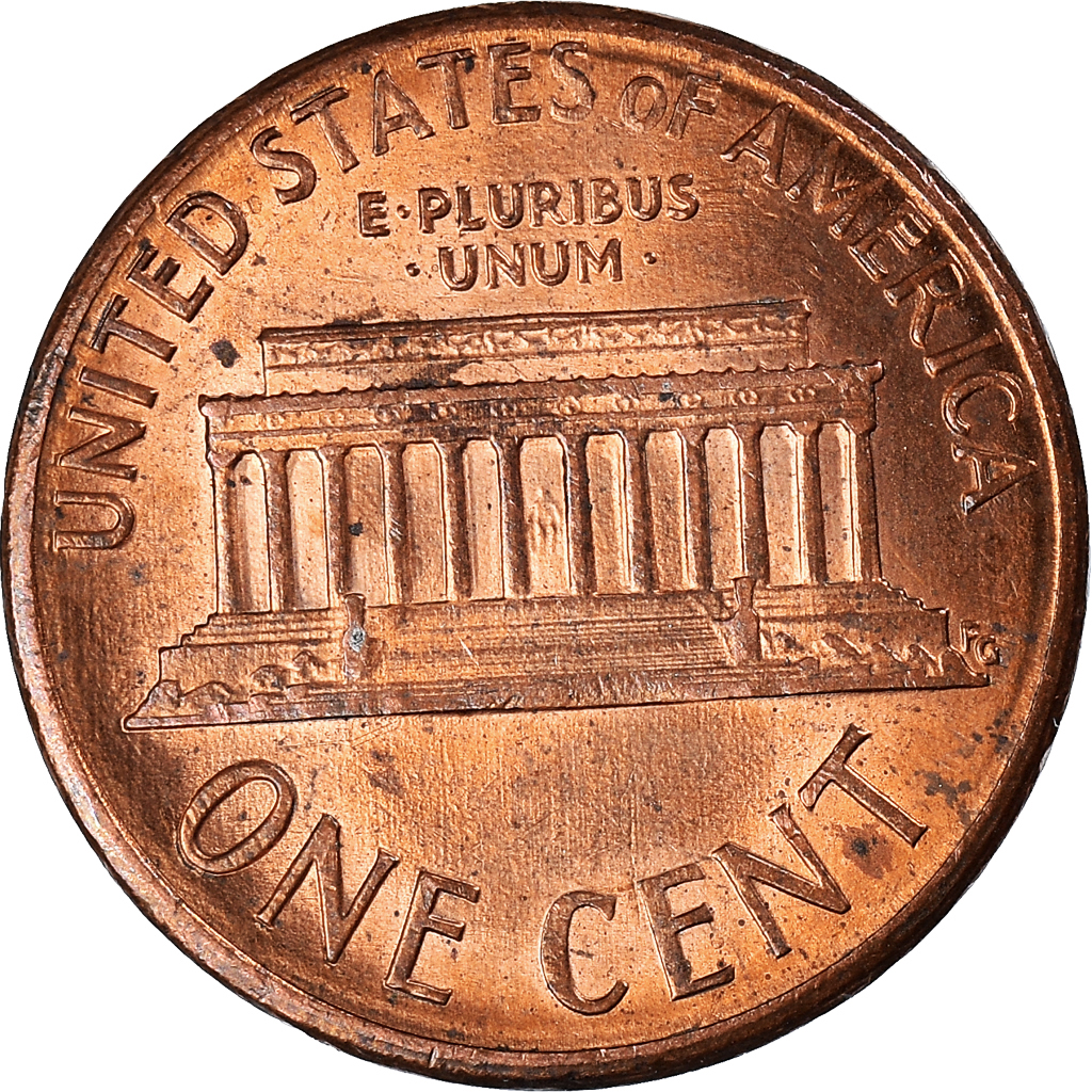 Moneda, Estados Unidos, Cent, 1989