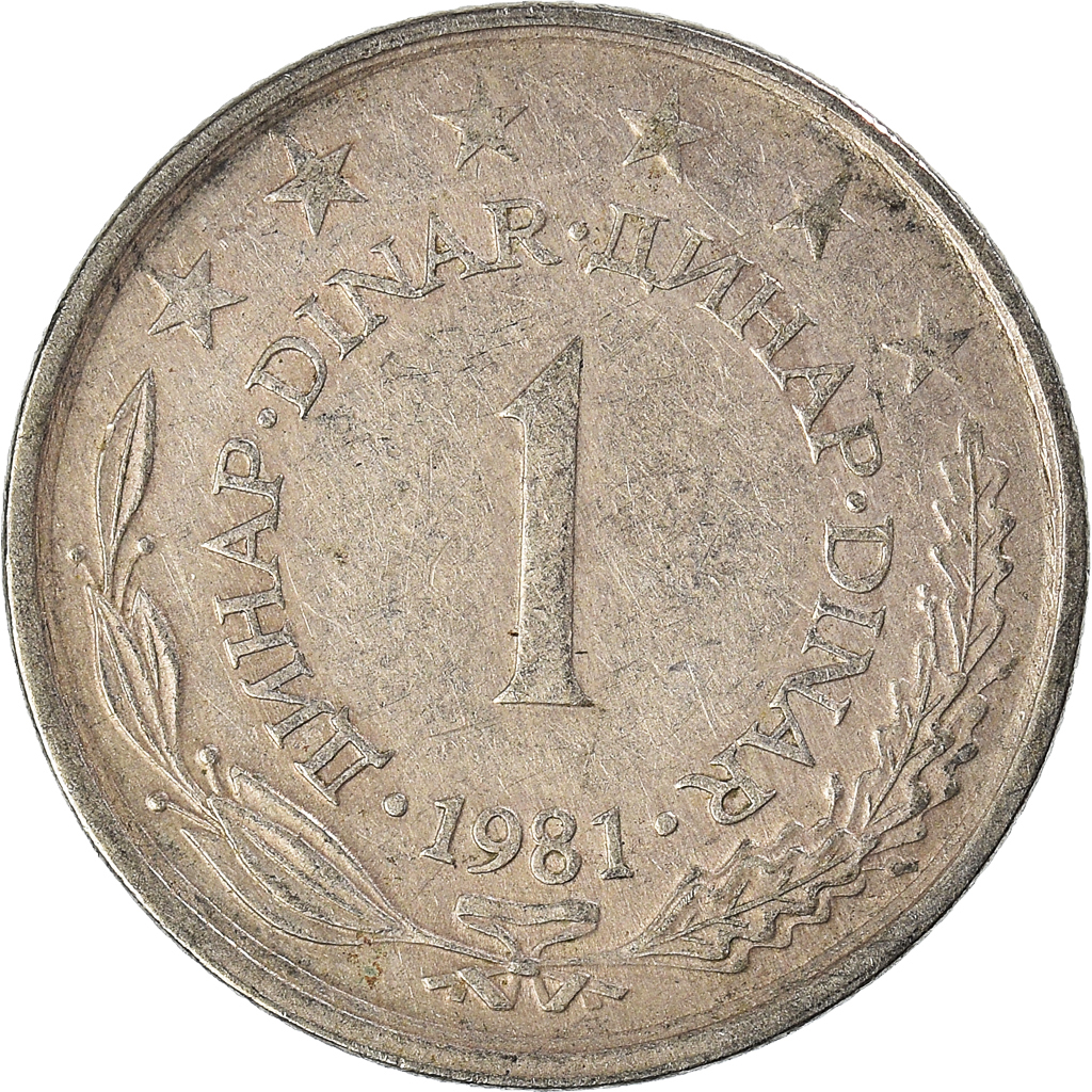 Moneda, Yugoslavia, Dinar, 1981