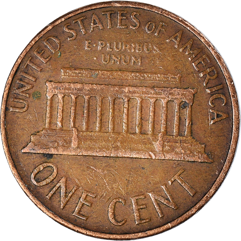 Moneda, Estados Unidos, Cent, 1961