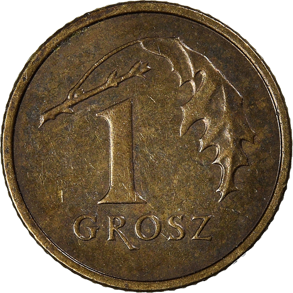 Moneda, Polonia, Grosz, 2003