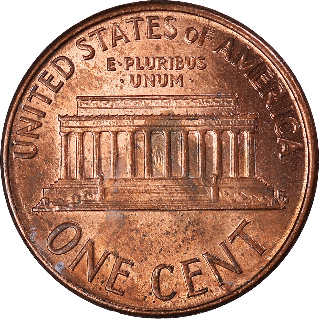 Moneda, Estados Unidos, Cent, 1990