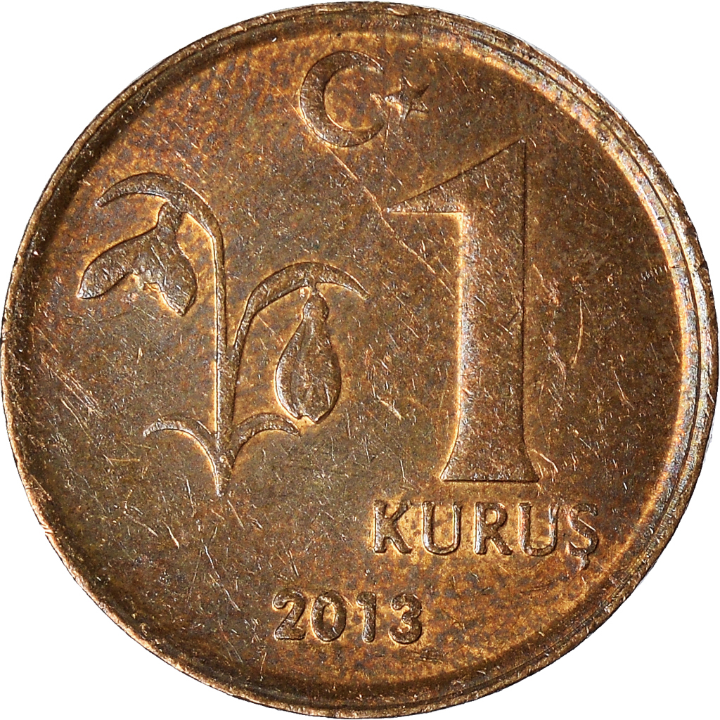 Moneda, Turquía, Kurus, 2013