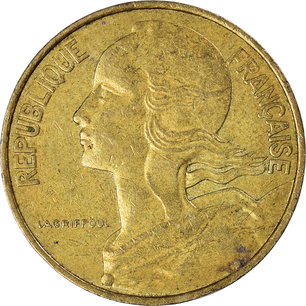 Moneda, Francia, 10 Centimes, 1979