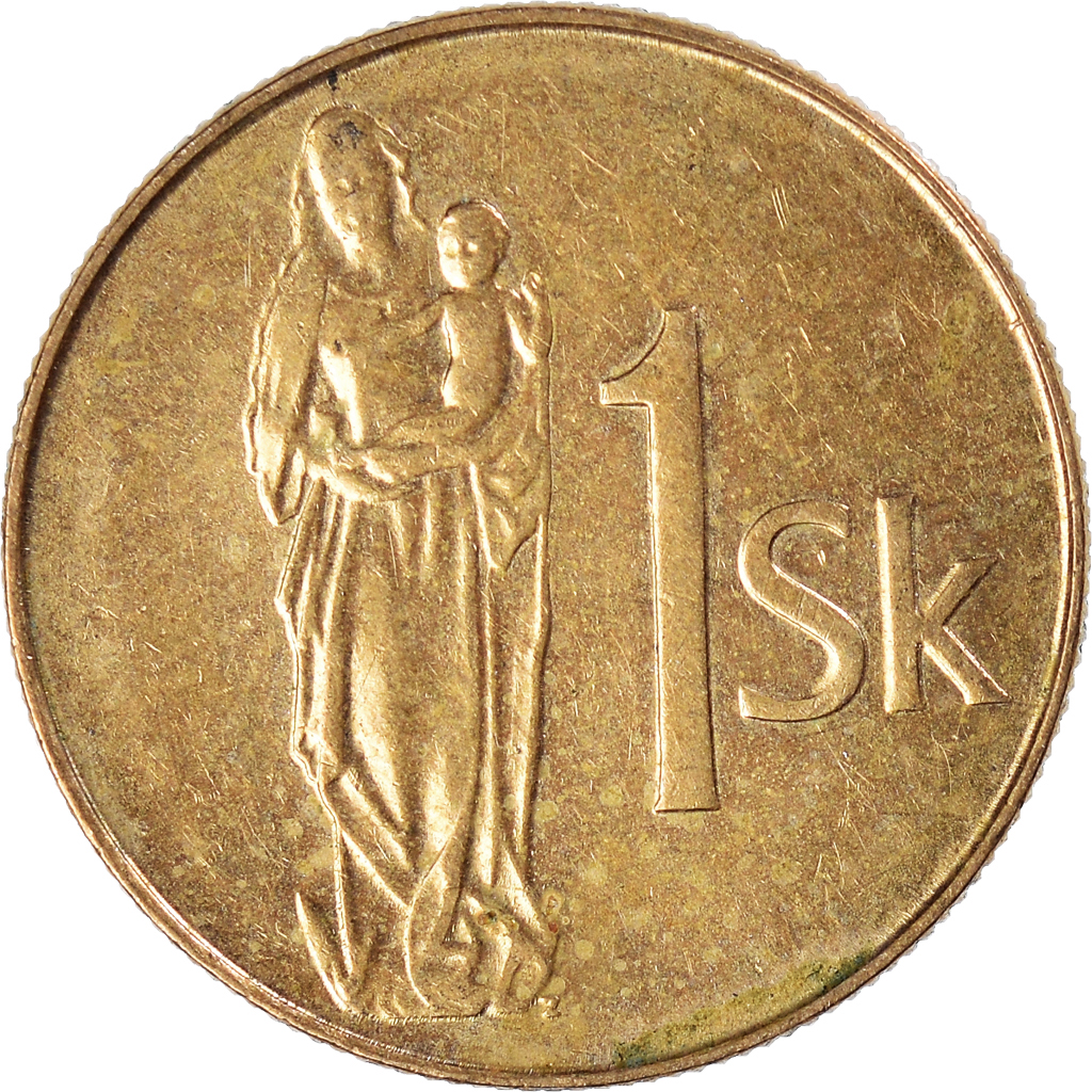 Moneda, Eslovaquia, Koruna, 1993
