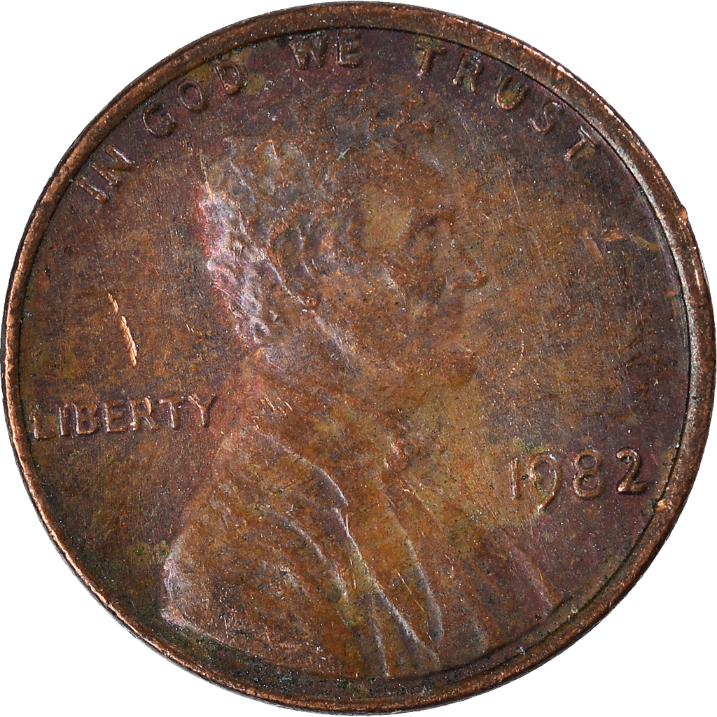 Moneda, Estados Unidos, Cent, 1982