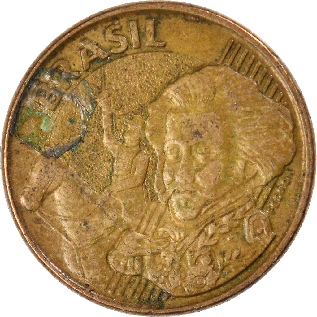 Moneda, Brasil, 10 Centavos, 2006