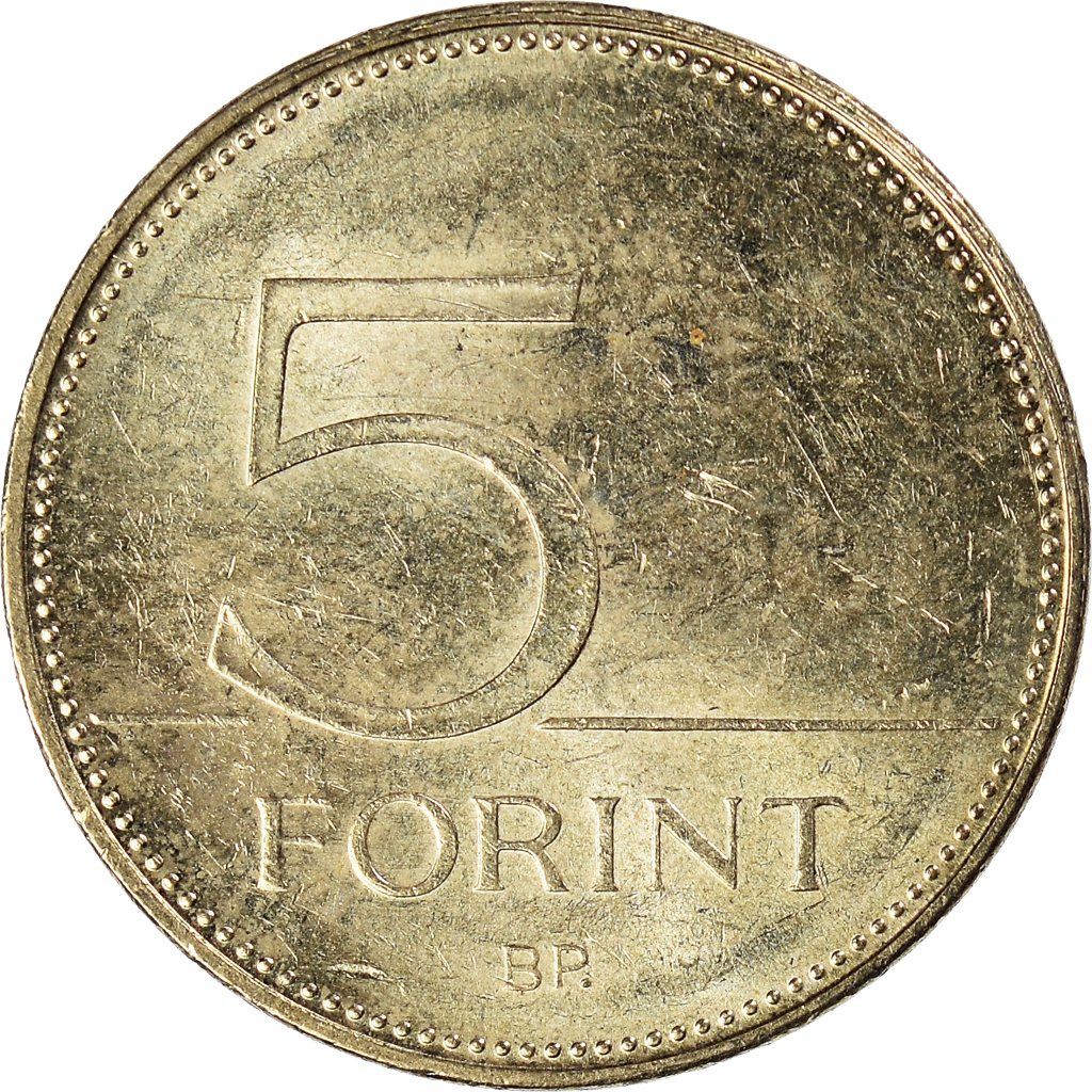 Moneda, Hungría, 5 Forint, 2016