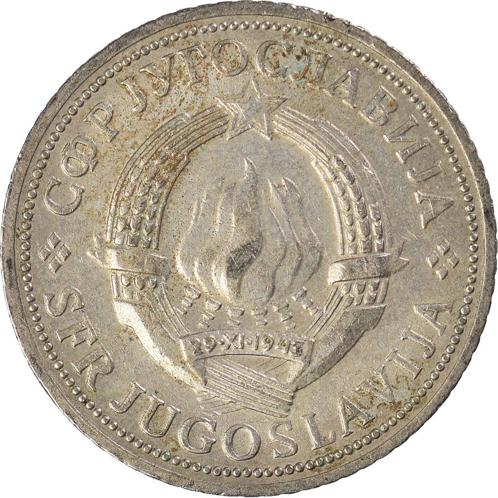 Moneda, Yugoslavia, 2 Dinara, 1971