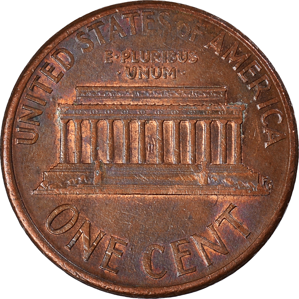 Moneda, Estados Unidos, Cent, 1991