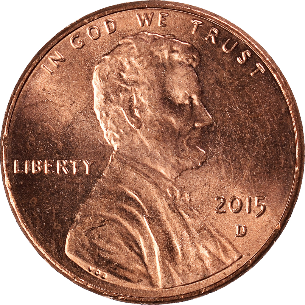 Moneda, Estados Unidos, Cent, 2015