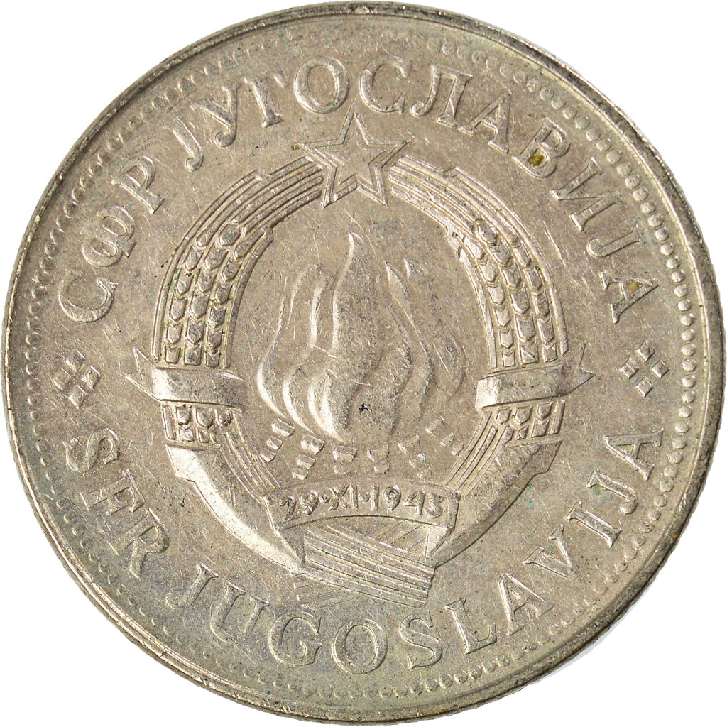 Moneda, Yugoslavia, 10 Dinara, 1978