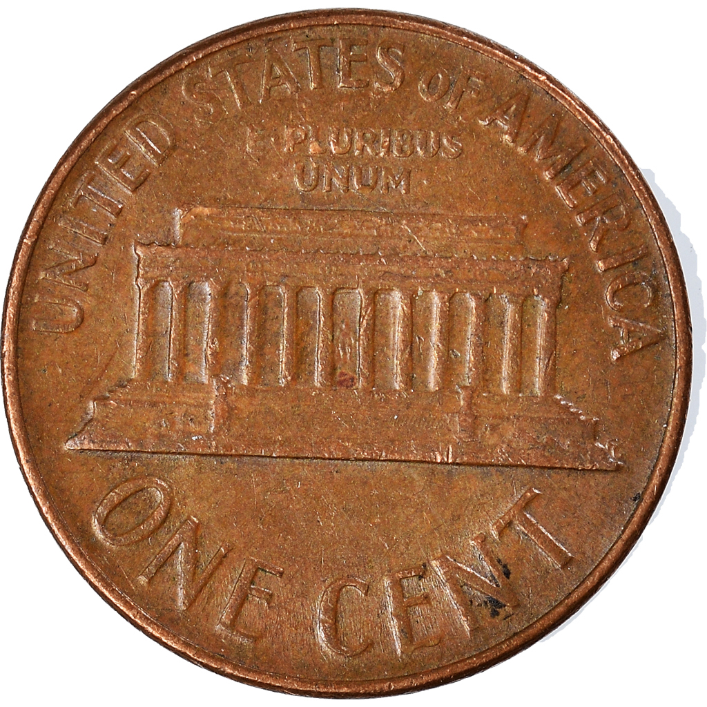 Moneda, Estados Unidos, Cent, 1968