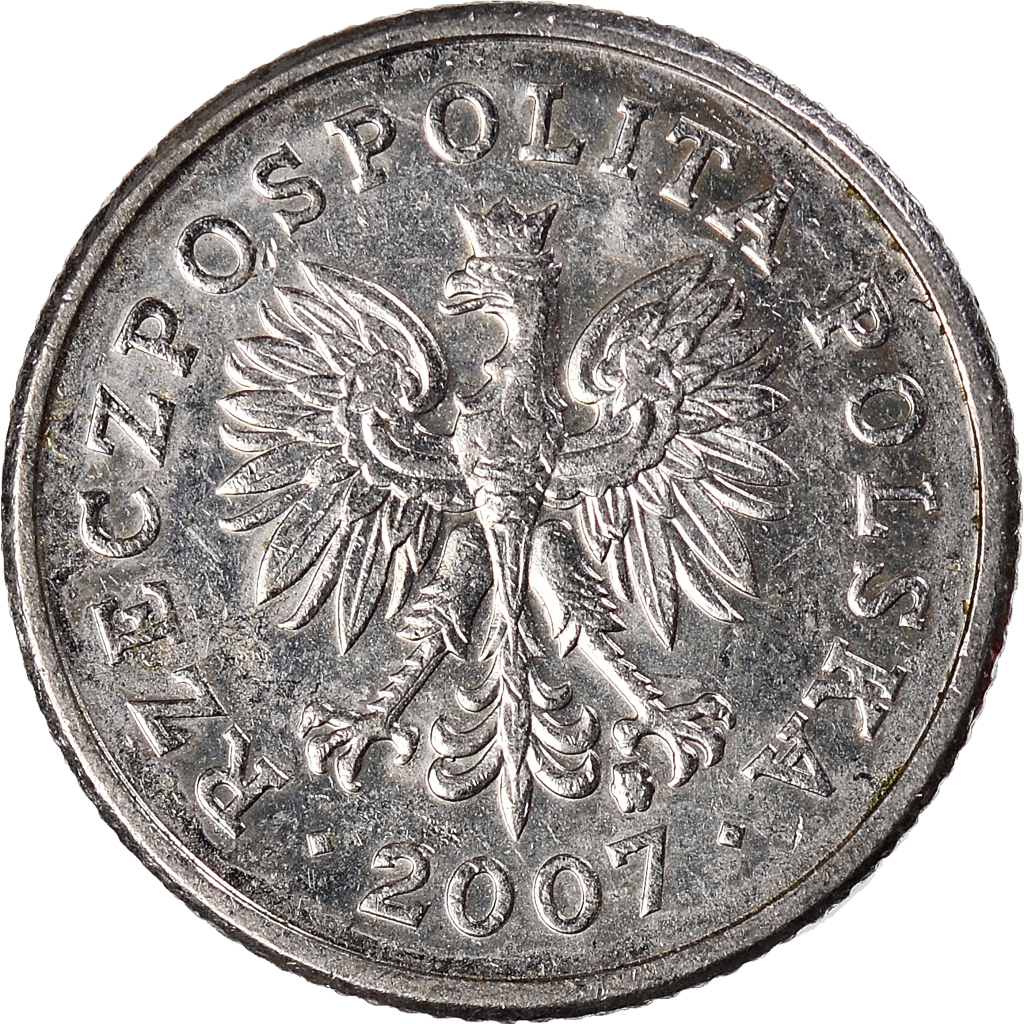 Moneda, Polonia, 20 Groszy, 2007