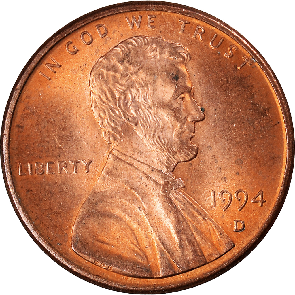Moneda, Estados Unidos, Cent, 1994