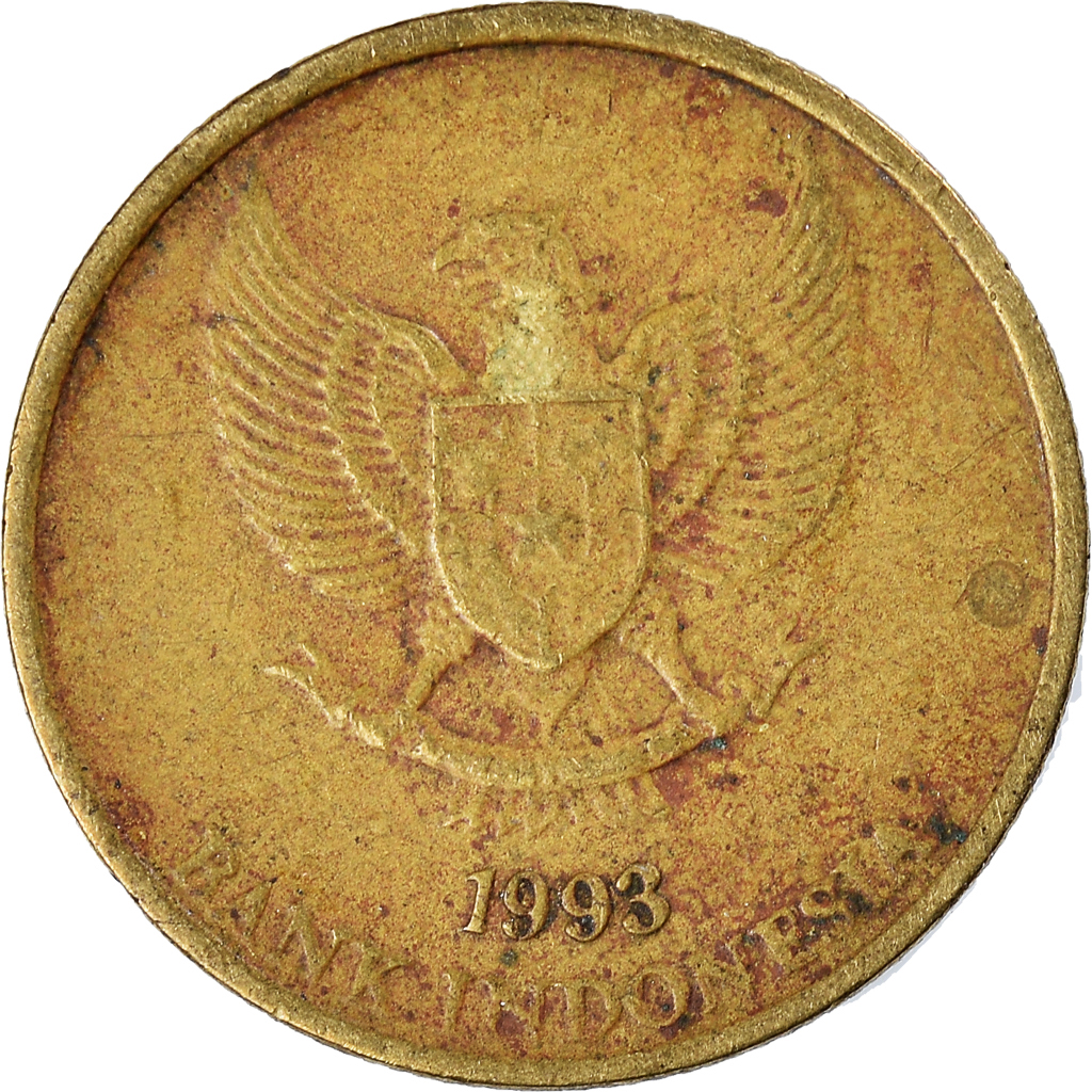 Moneda, Indonesia, 50 Rupiah, 1993