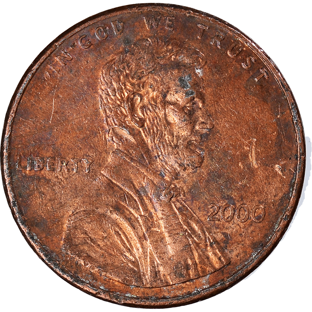 Moneda, Estados Unidos, Cent, 2000