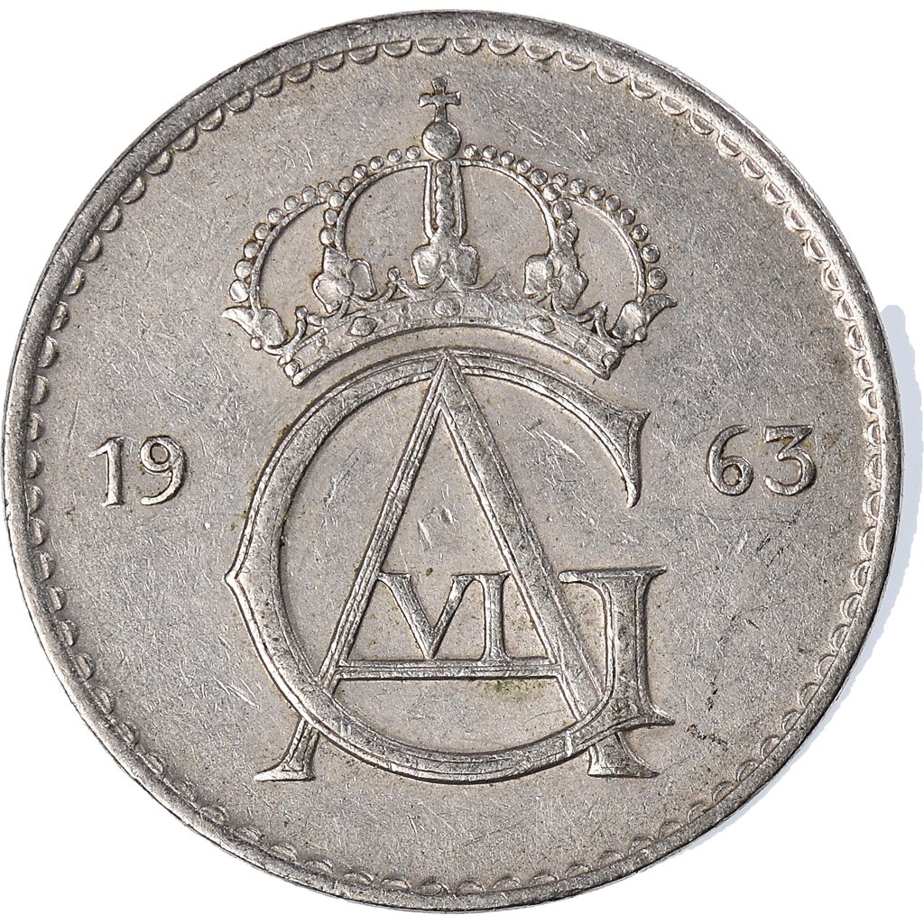 Moneda, Suecia, 50 Öre, 1963