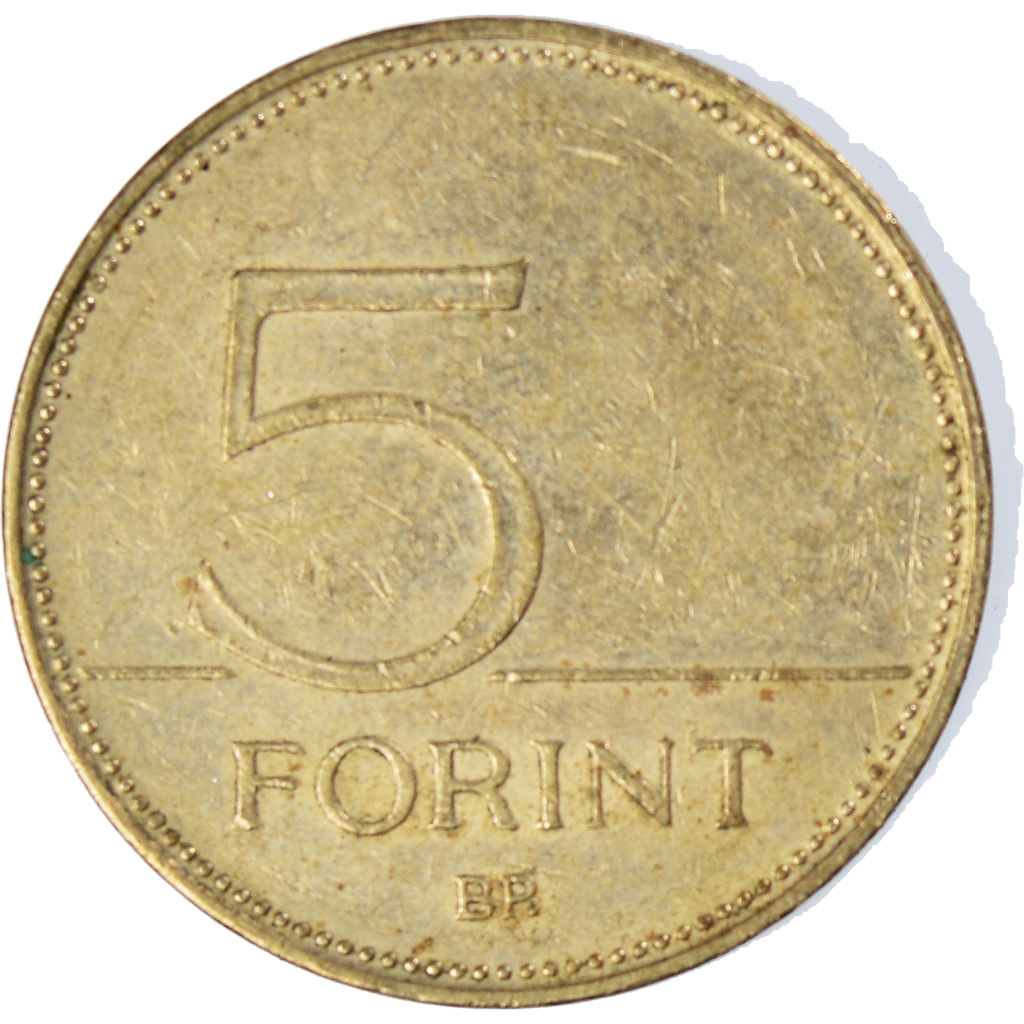 Moneda, Hungría, 5 Forint, 2007