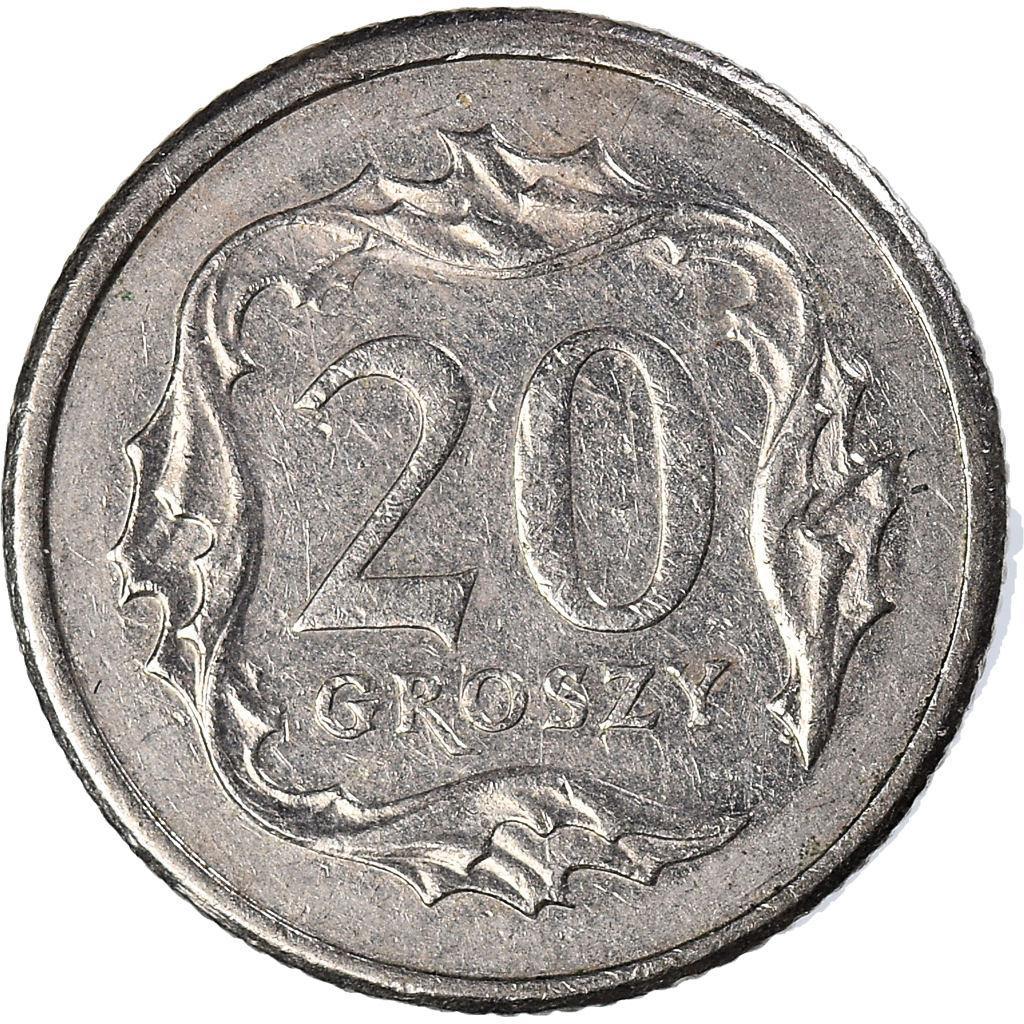 Moneda, Polonia, 20 Groszy, 2006
